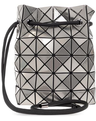 Bao Bao Issey Miyake Shoulder Bag With Geometrical Pattern - Black