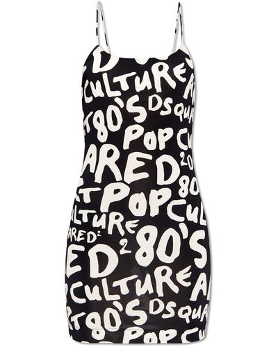 DSquared² 'd2 Pop 80's' Collection Dress, - White