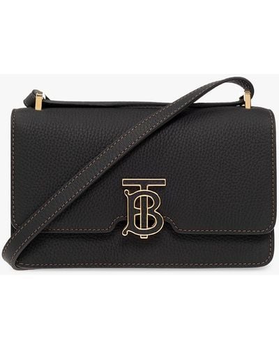 Burberry ‘Tb Mini’ Shoulder Bag - Black