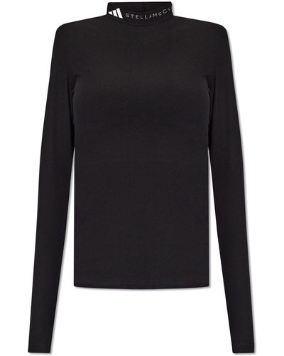 adidas By Stella McCartney Top With Cut-outs - Black