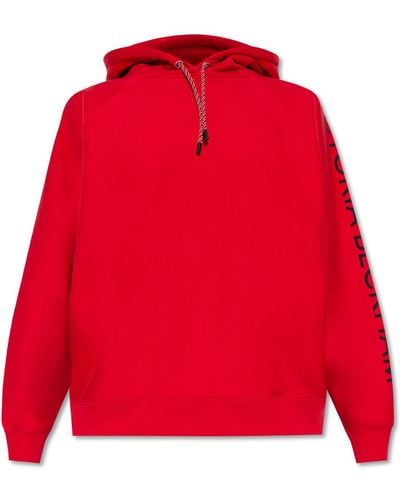 Victoria Beckham Hoodie With Logo - Red