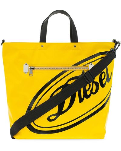 DIESEL 'curty' Shopper Bag - Yellow