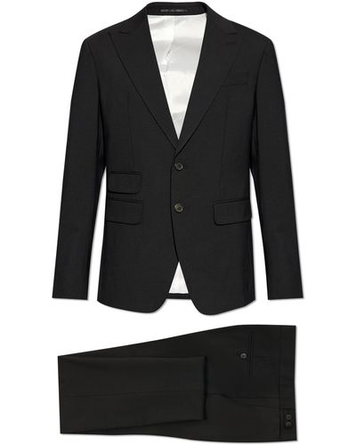 DSquared² Wool Suit, - Black