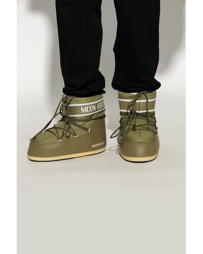 Moon Boot ‘Icon Low’ Snow Boots - Green