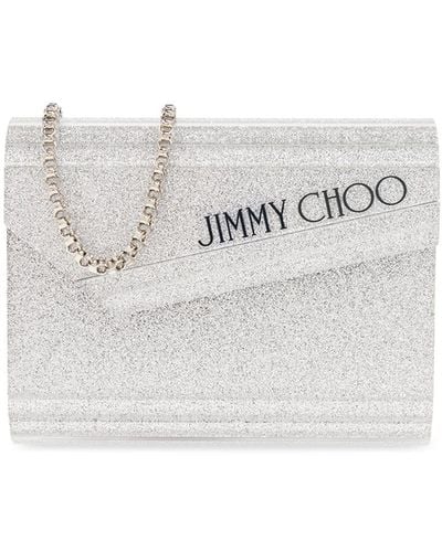 Jimmy Choo ‘Candy’ Clutch - White