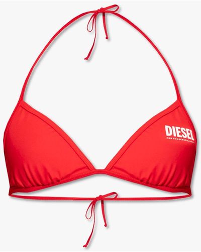 DIESEL 'bfb-sees' Swimsuit Top - Red
