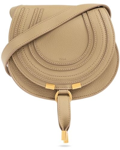 Chloé 'marcie' Shoulder Bag, - Natural