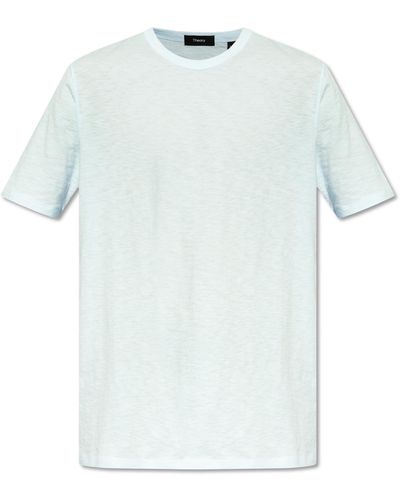 Theory Cotton T-shirt, - Blue