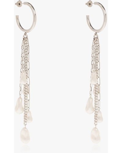 Isabel Marant Earrings With Charms, - White