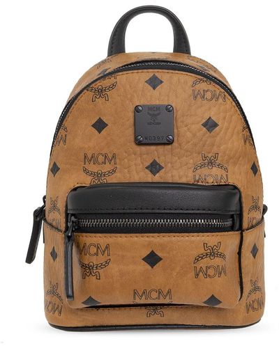 MCM 'stark' One-shoulder Backpack - Brown