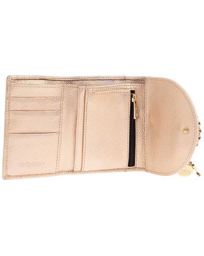 See By Chloé Leather Wallet, - Natural
