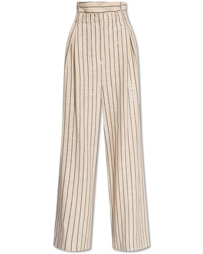The Mannei 'ludvika' Trousers, - White