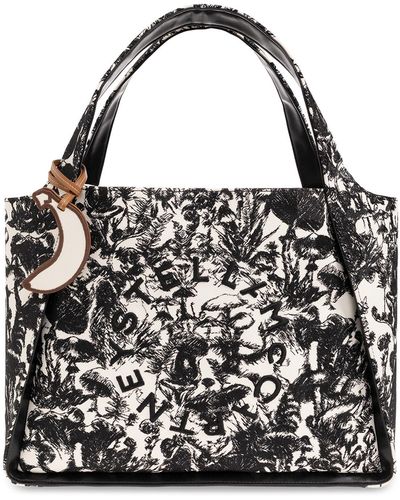 Stella McCartney Patterned Shopper Bag, - Black