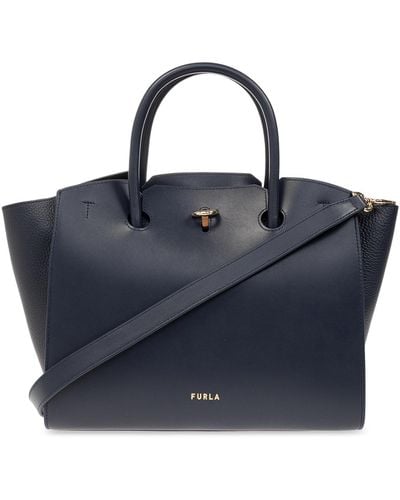 Furla ‘Genesi Medium’ Shopper Bag - Blue