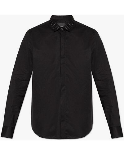 John Richmond Cotton Shirt - Black