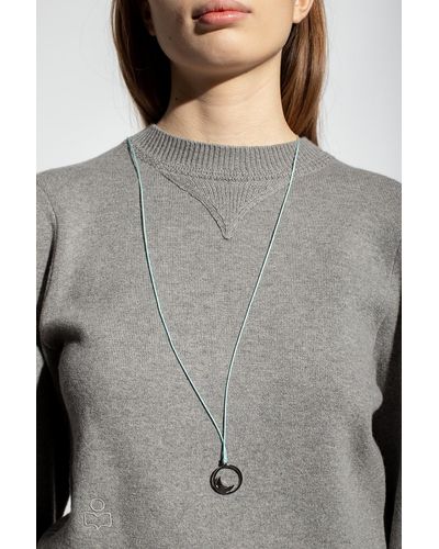 Isabel Marant Necklace With Pendant, - Blue