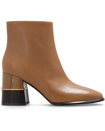 Tory Burch Heeled Ankle Boots - Brown