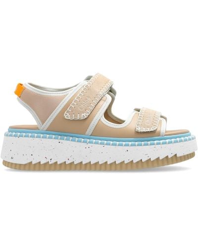 Chloé ‘Nama’ Platform Sandals - White