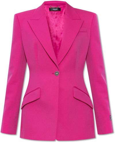 Versace Wool Blazer - Pink