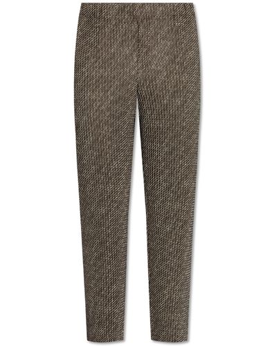 Homme Plissé Issey Miyake Pleated Trousers, - Grey