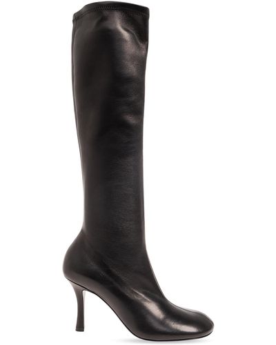 Burberry 'baby' Heeled Boots, - Black