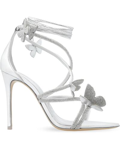 Sophia Webster ‘Vanessa Crystal’ Heeled Sandals - White