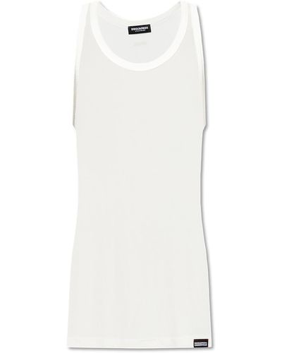 DSquared² Sleeveless T-shirt, - White