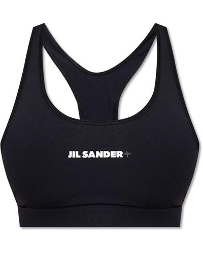 Jil Sander + Sports Bra With Logo, - Black