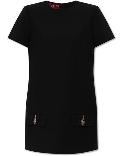 Gucci Short Dress, - Black
