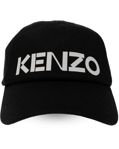 KENZO Baseball Cap, - Black
