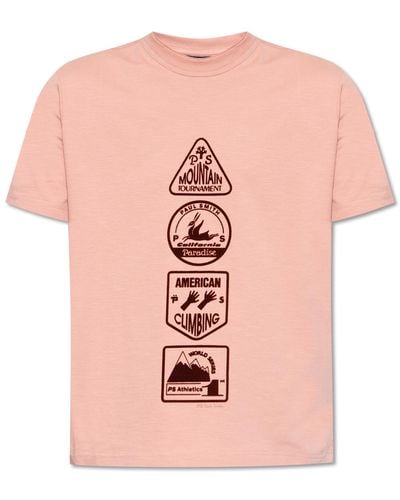 PS by Paul Smith Cotton T-shirt, - Pink