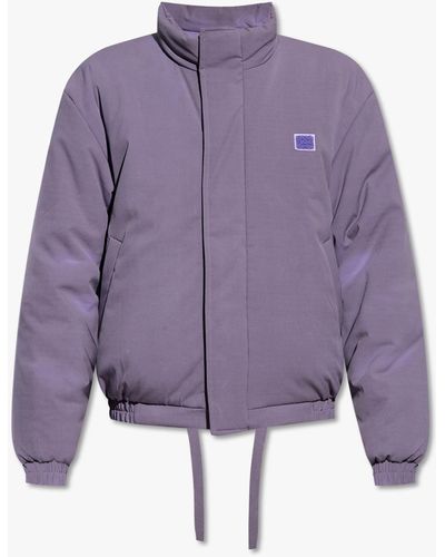 Acne Studios Jacket With Logo - Purple