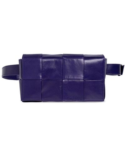 Bottega Veneta Nappa Belt Chain Pouch - Purple Waist Bags