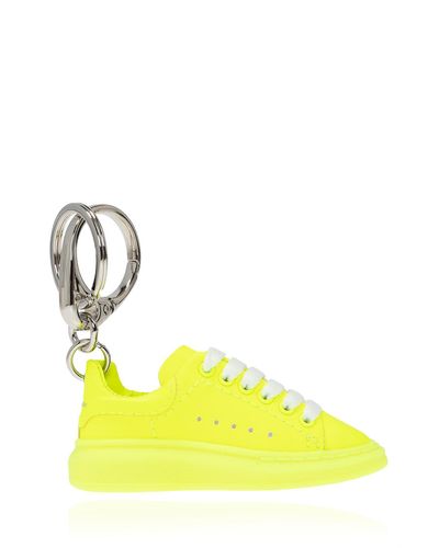 Alexander McQueen Keyring With Charm - Yellow