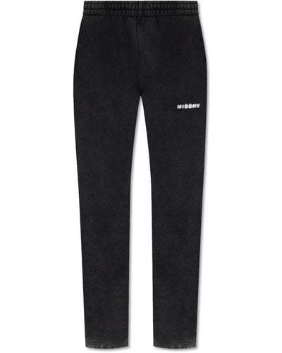 MISBHV Trousers With Logo, - Black