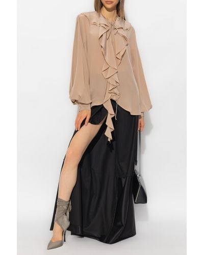 Victoria Beckham Maxi Wrap Skirt - Black