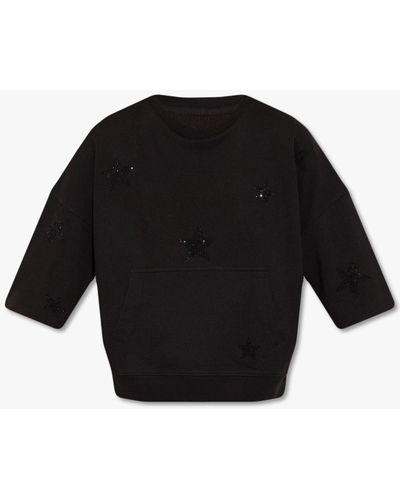 Zadig & Voltaire 'kaly' Short-sleeved Sweatshirt - Black