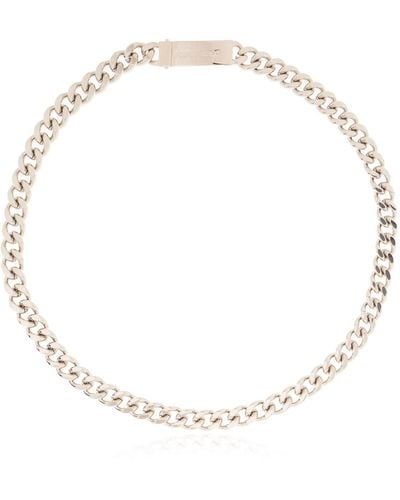 DSquared² Necklace With Logo, - White