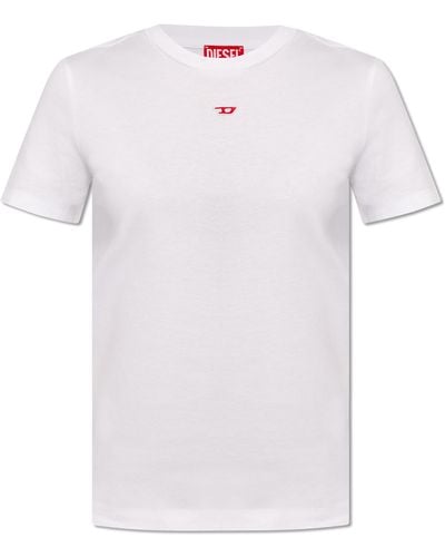 DIESEL 't-reg' T-shirt With Logo, - White