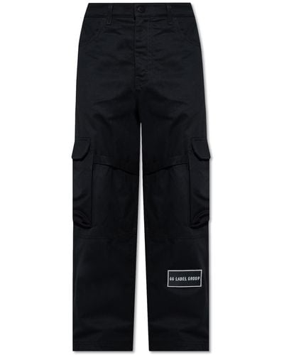 44 Label Group Cargo Trousers - Black
