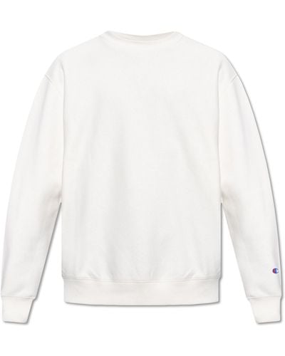 Champion Sweatshirt With Logo Patch - White