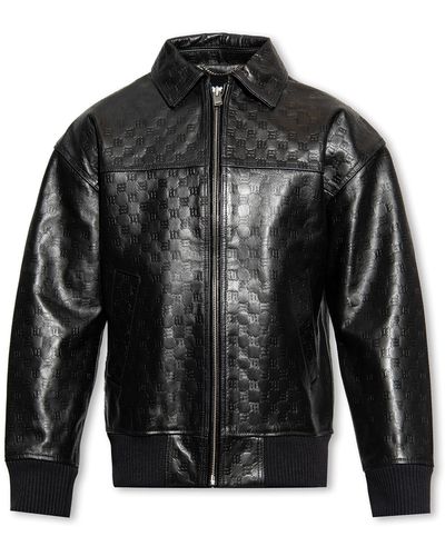 MISBHV ‘Inside A Dark Echo’ Collection Leather Jacket - Black