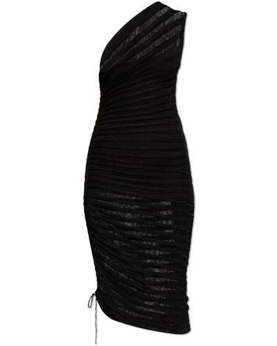 Alaïa One-Shoulder Dress - Black