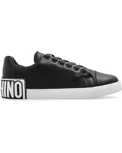 Moschino Sneakers With Logo - Black