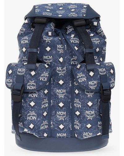 Blue Mcm Backpack for Women - Up to 62% off | Lyst