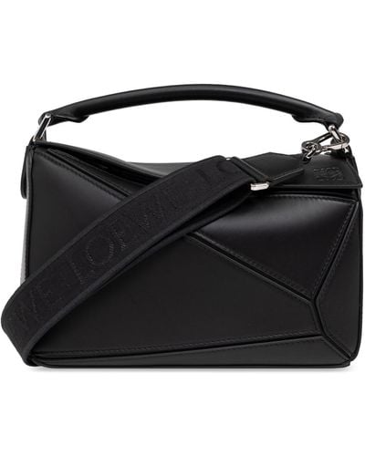 Loewe ‘Puzzle Small’ Shoulder Bag - Black