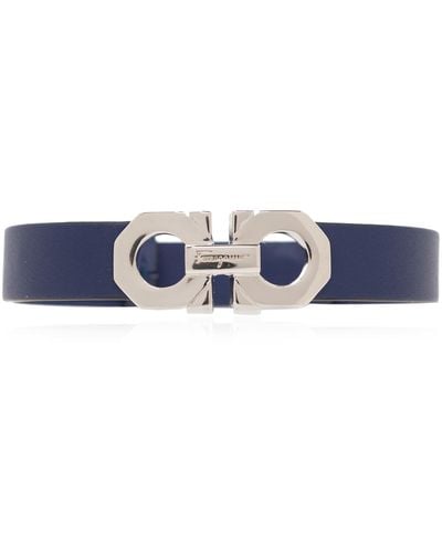 Ferragamo Leather Bracelet - Blue