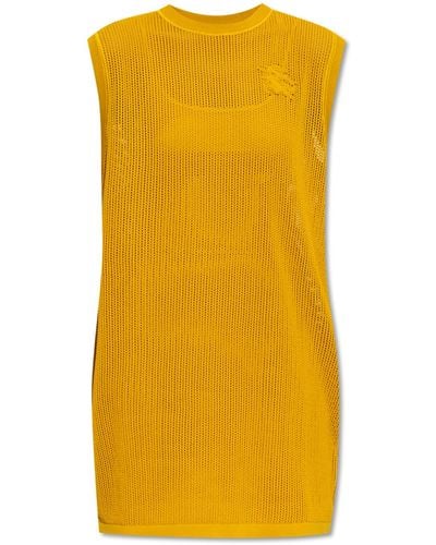 Burberry Lace Dress - Yellow