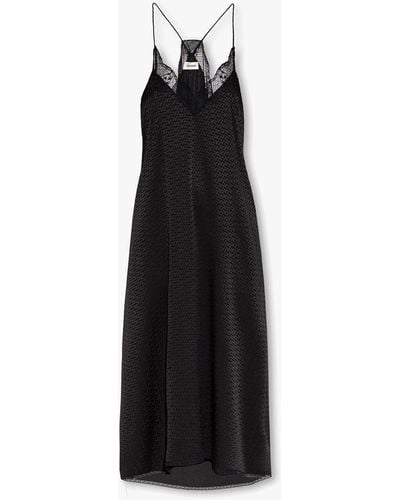Zadig & Voltaire 'risty' Silk Dress, - Black