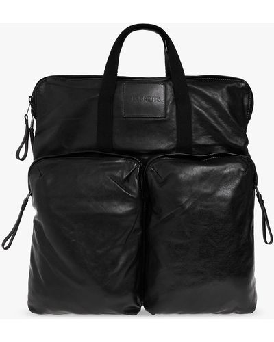AllSaints 'force' Leather Backpack - Black